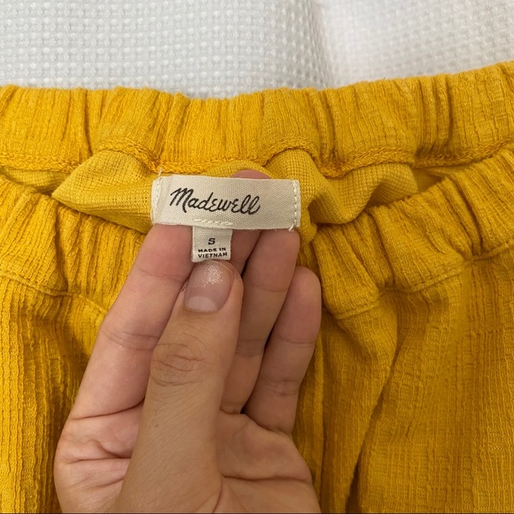 Madewell Off the Shoulder Button Front Top - Picture 4 of 7